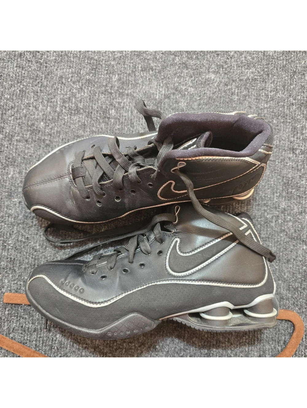 Nike Shox Vision TB Men’s Size 8 Black Silver Vintage 2008 Running Shoes